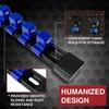 Large Capacity ABS Socket Organizer 1/4Inch 3/8Inch 1/2Inch Socket Clip Rail Holder Socket Rack