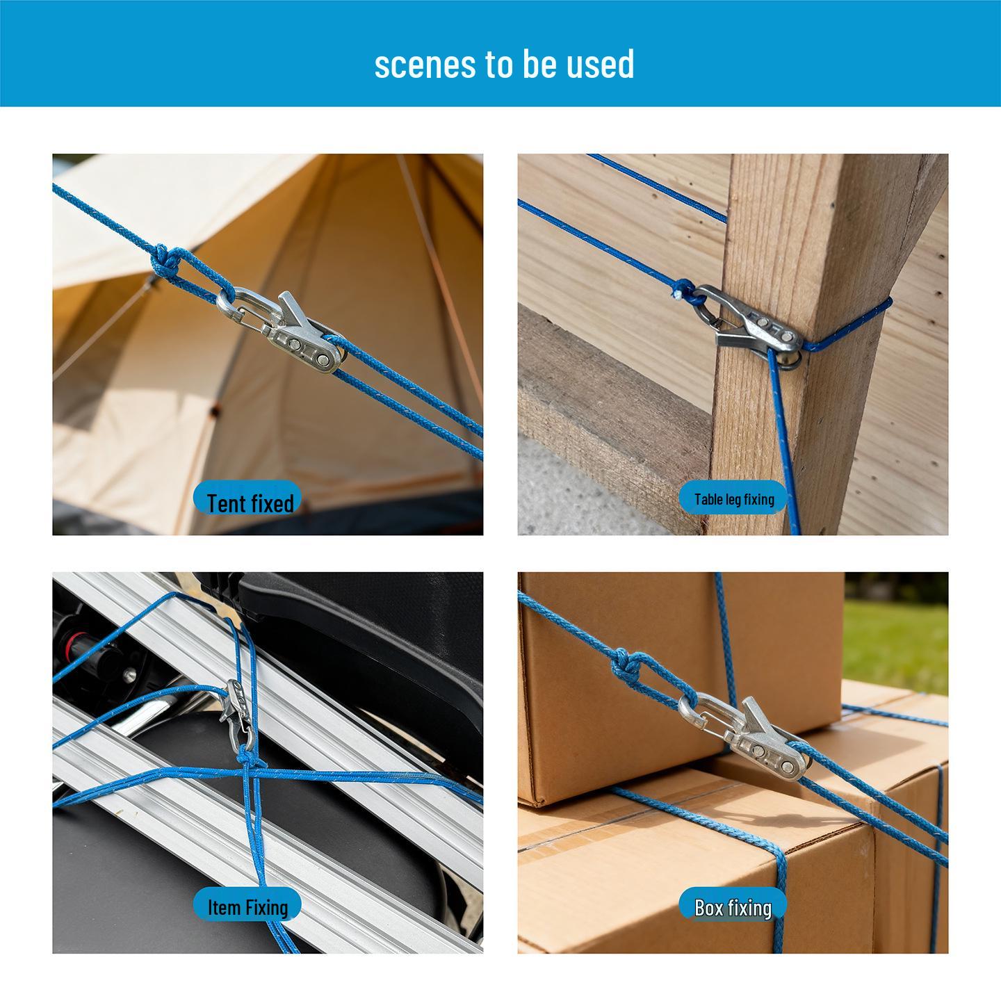 

Multi-Functional Outdoor Camping Tent & Balcony Clothesline Rope Rope