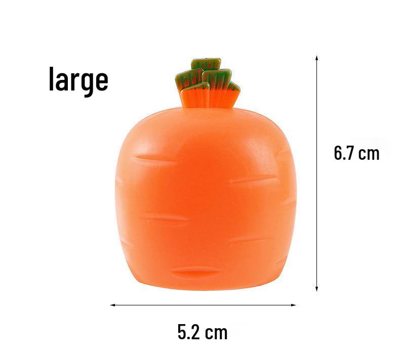 Rabbit & Carrot Squeeze Toy: Stress Relief & Decompression Novelty