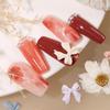 White Ribbon Resin Bow Nail Charm Parts 3D Rhinestone Nail Art Decoration Accessories Supplies for DIY Korean Manicure Design