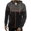 Men Zip Up Jackets Sweatshirt Hooded Winter Coat Sports Outerwear Fall Fashion Clothes