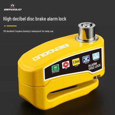 Bloccafreno a Disco Antifurto Portatile ad Alto Decibel per Bici e Motocicli