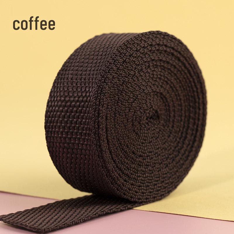 2.5 cm Colored Polypropylene & Nylon Webbing Backpack Strap | Flat Ribbon Handmade Accessories