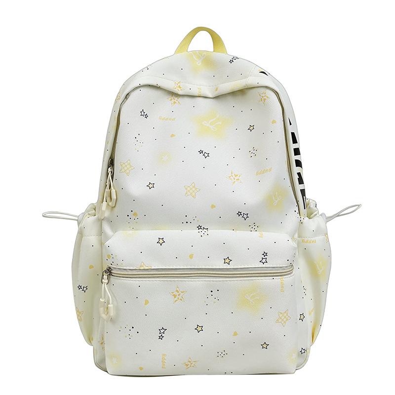Schoolbag new high-value Japanese ins sweet star backpack junior high school student schoolbag women's light commuter backpack tide