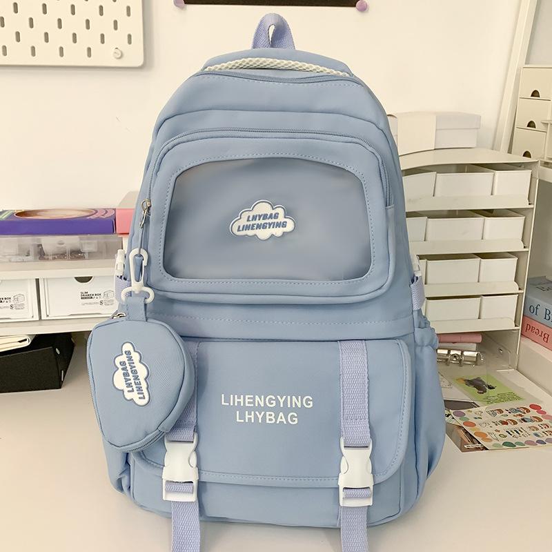 School Bag Children, Primary School Students, Girls, Junior High School Students, College Students, Large-capacity Two-piece Backpack,