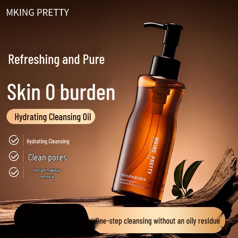 MKING PRETTY Hydro-Clear Deep Cleansing Oil: 3-in-1 Makeup Remover, Face Refresher, Non-Comedogenic Hydro-Clear Cleansing Oil