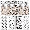 Whaline 150Pcs Pet Day Dog Paw Cellophane Bag with 150Pcs Twist Ties Pet Paw Bone Print Cello Bags Clear Goodie Treat Bags for World Dog Day Treat