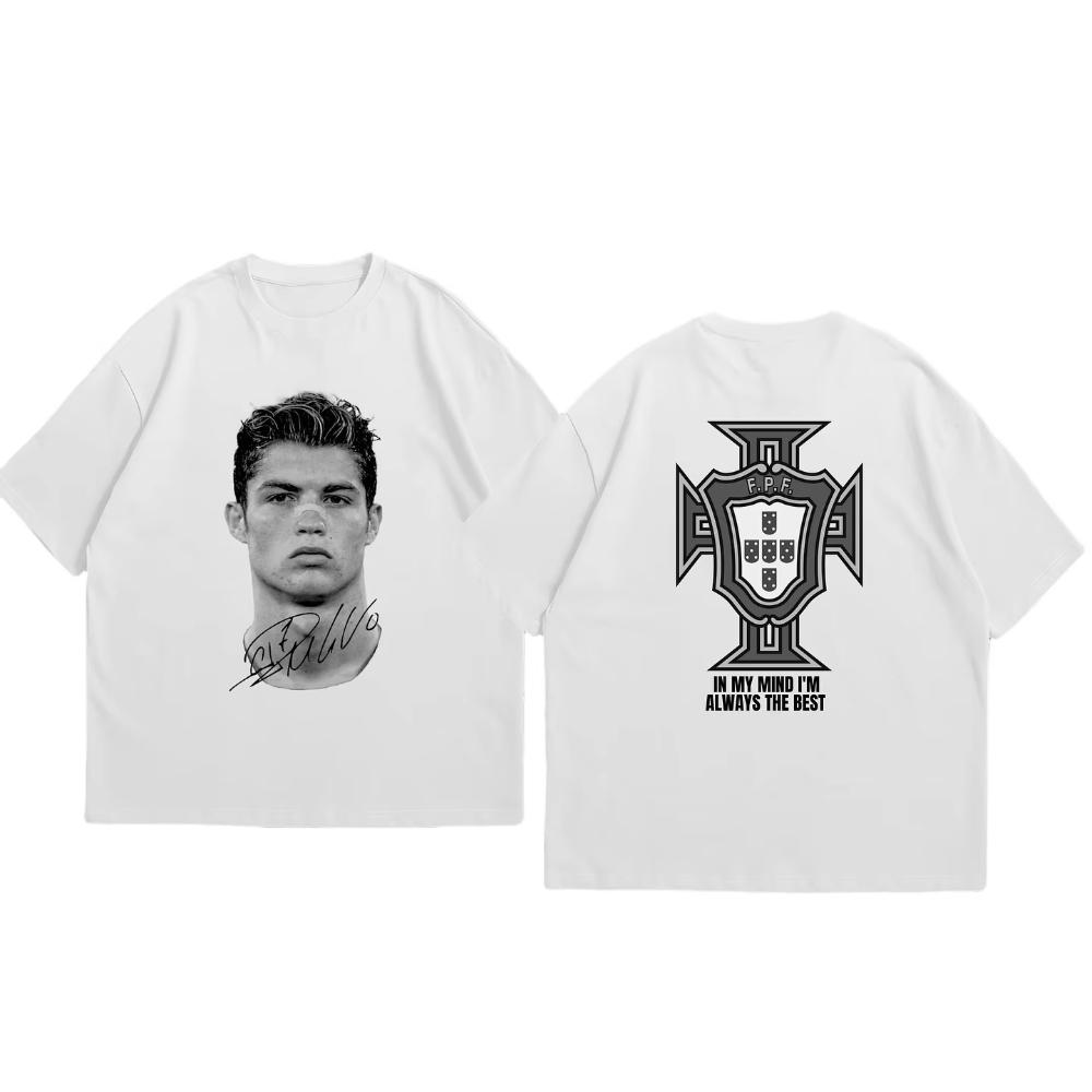 

2026 Літо Нова Футбольна Суперзірка Супер Модний Принт Коротка Рукава Бавовняна Футболка Чоловіки Жінки Носиться Американський Стиль Чоловічий Одяг S