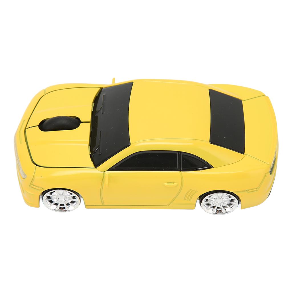 Race Car Wireless Mouse Sports Car Computer Mouse 2.4 GHz LED Light 1600 DPI Optical Sensor for OS
