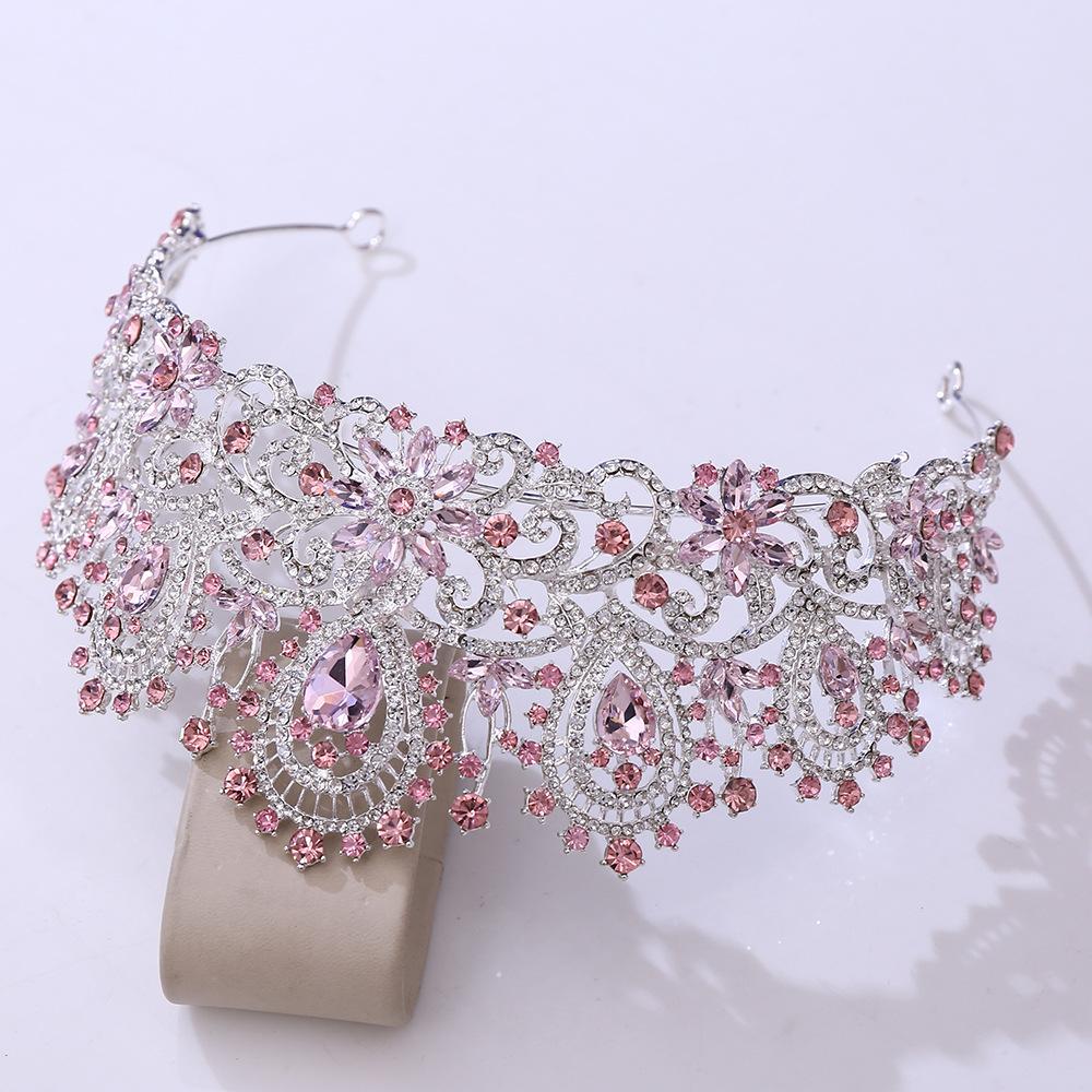 New Wedding Dress Silver Crown Luxury Rhinestone High-end Bridal Makeup Photography Princess Atmospheric Gorgeous Headwear 2026