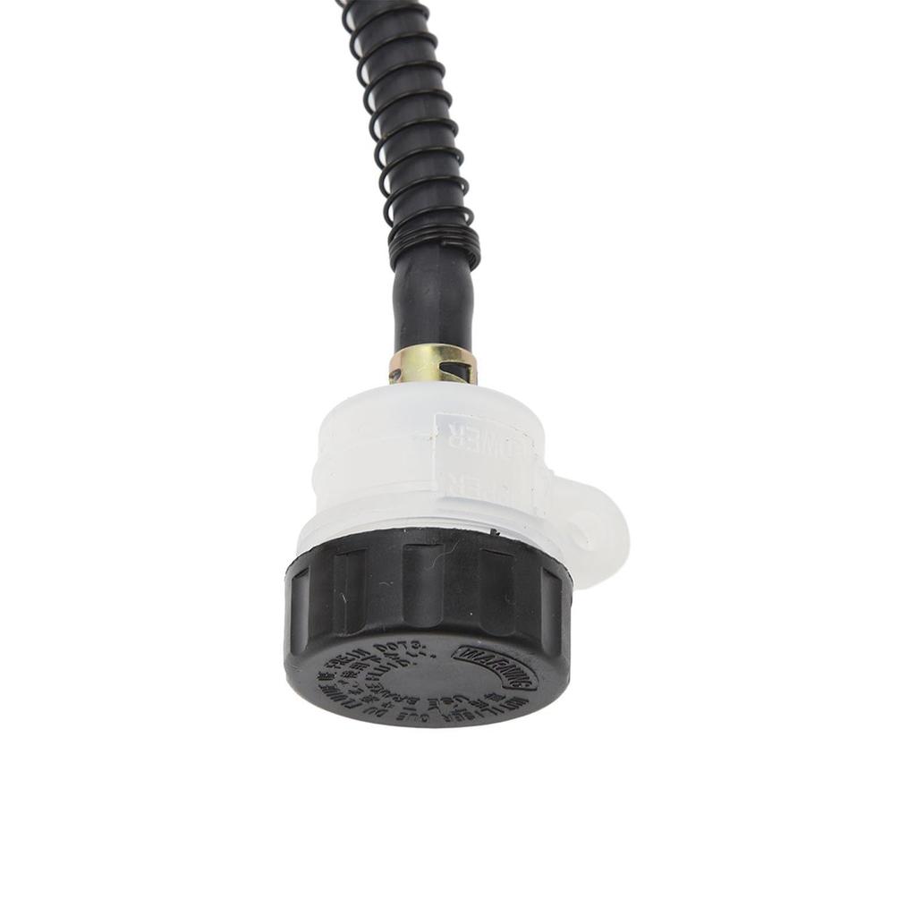 Qiilu Motocyklová zadní nožní brzdová pumpa Hydraulický hlavní válec Hliníková slitina Bezpečná jízda Brzda