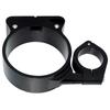 WOWTK Side Speedometer Relocation Mounting Bracket for Harley Sportster XL 883 1200 1995-2014 with 39mm Fork Tuber, Black