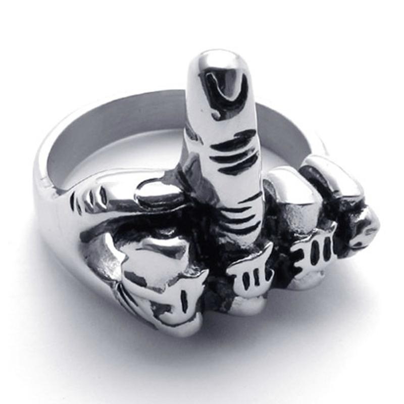 Klassische Retro Crown König Ring Männer Mode Punk einfache Biker Ring paar Schmuck Geschenk