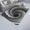 3D Optical Illusion Floor Mat Non-Slip Stable Design Water Absorbent Floor MatStunning Burrow Visual Effect Rug Living Room Bedroom Decor