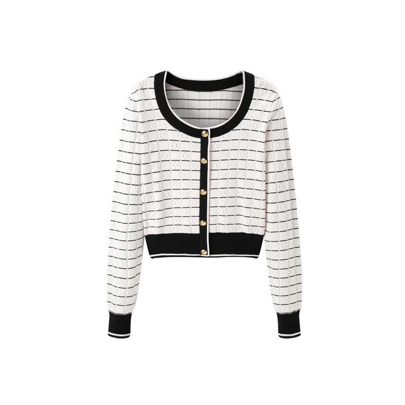 PEACEBIRD Women's Round Neck Knit Sweater