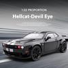 1/22 Scale Dodge Challenger Redeye Hellcat Super Muscle Sports CarAlloy Metal Diecast Car Model Birthday Gift Collection Decoration