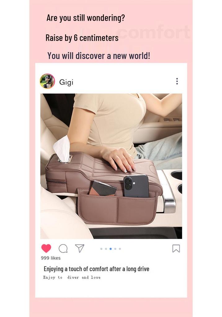 Li Auto L6-L9 Center Console Armrest Mat & Protective Cover, L8 Storage Box, L9 Heightening Pad, MEGA Decorative Accessories