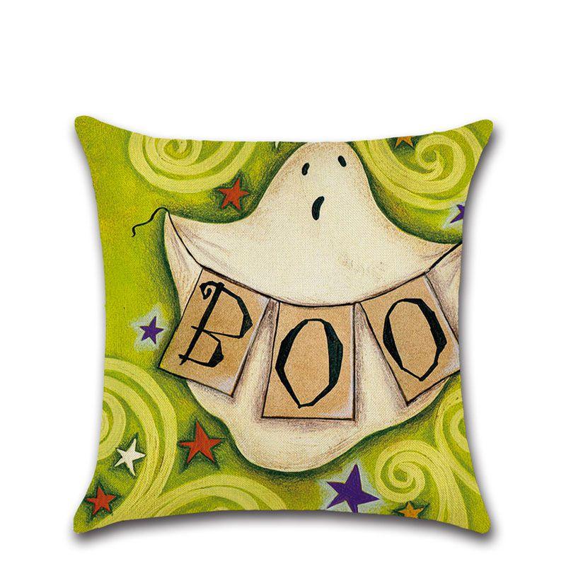 Premium Quality Happy Halloween Cushion Cover Perfect For Home Decor Elegance