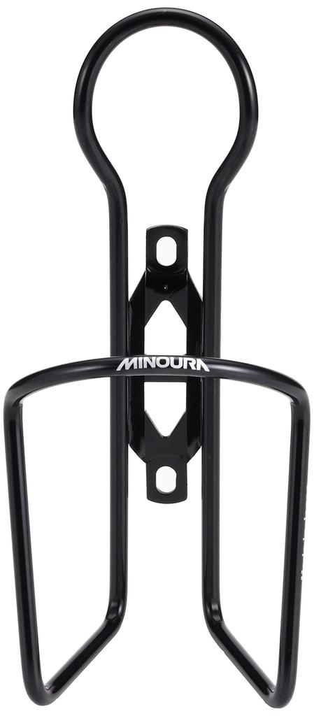 MINOURA Sykkel Flaske Pet Bur Mini for 500ml PET Anodisert Finish PC-500 Bur/Drikkeholder, 2, Flasker, Svart,