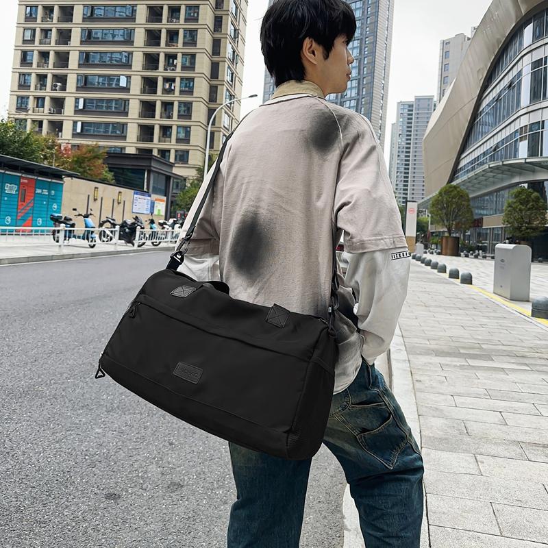 Duża pojemność torba podróżna damska torba do przechowywania suchych i mokrych rzeczy oddzielna torba bagażowa męska sportowa lekka torba fitness z oddzielonymi torbami na buty