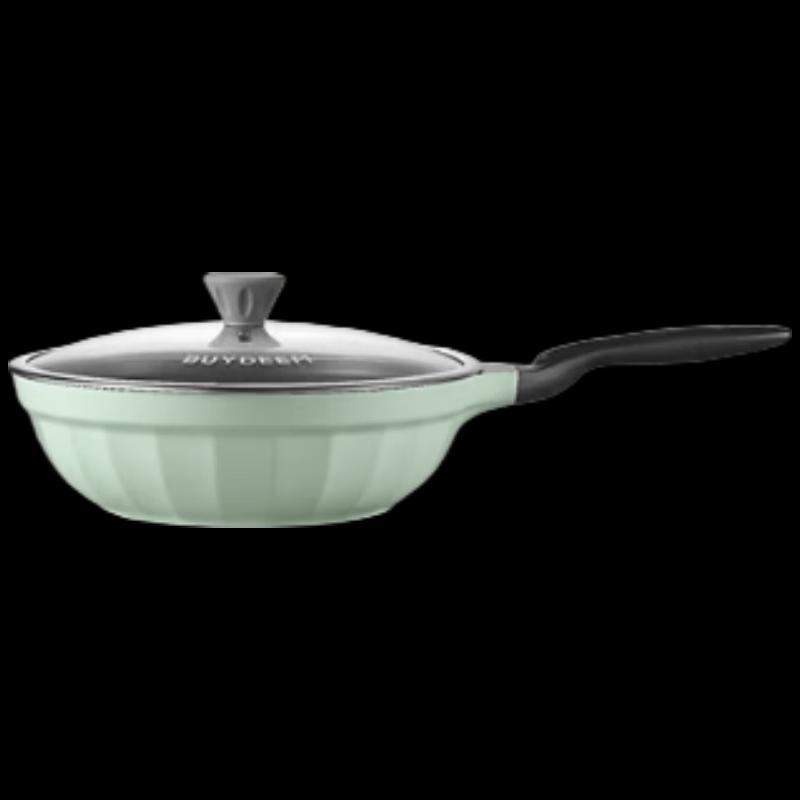 BeiDing 32cm Non-Stick Flat Bottom Frying Pan