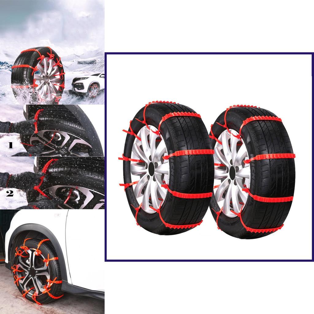 Durable And Versatile 1pcs Car Truck Suv Thick Tendon Snow Anti-skid Tire Chains