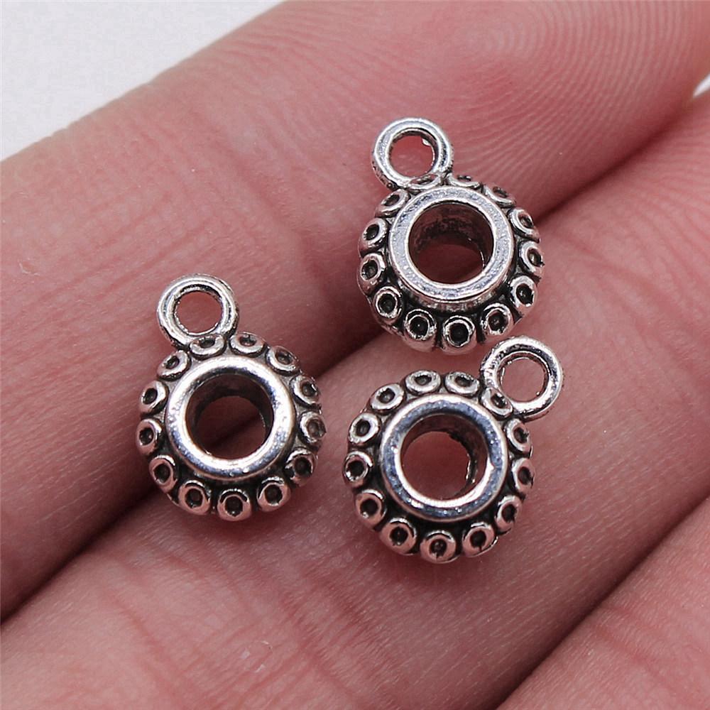 Accessories Parts Pendant Head Bend Tube Kids' Jewelry Materials ZA042