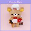 Cartoon Rilakkuma Plush Pendant With Chef Uniform Design For Kids And Collectors