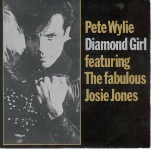 

7inch Record PETE WYLIE JOSIE JONES Diamond Girl MDM12 MDM Records 1986 UK Dance Electronica Used