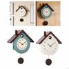 Chiming Cuckoo Clock with Pendulum Coo Decorative Wood Wall Watch for Family Friends