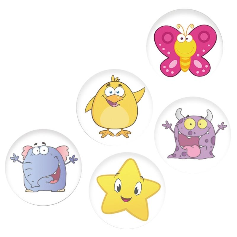 

Potty Training Stickers Animals Toilet Targets Sticker Reusable Potty Targets Color Changing Pee Targets for Training