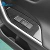 Real Soft Carbon Fiber Sticker For Toyota RAV4 XA50 2019 2020 2025 2025 2025 2025 2025 LHD RHD Car Window Lift Button Panel Trim