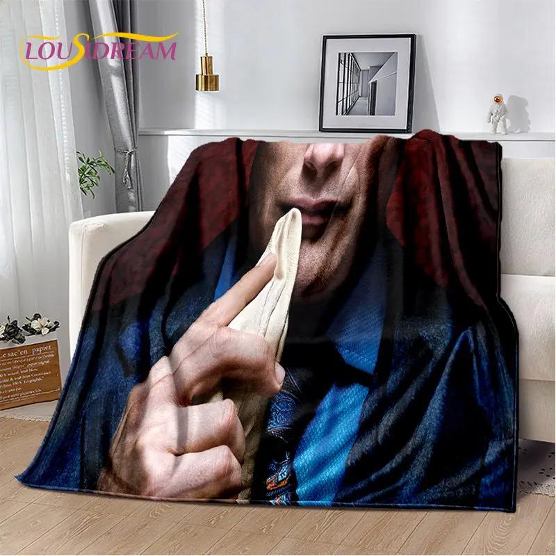 3D Mads Mikkelsen Schauspieler Star Weiche Plüschdecke, Flanelldecke Überwurfdecke für Wohnzimmer Schlafzimmer Bett Sofa Picknick Abdeckung Kinder