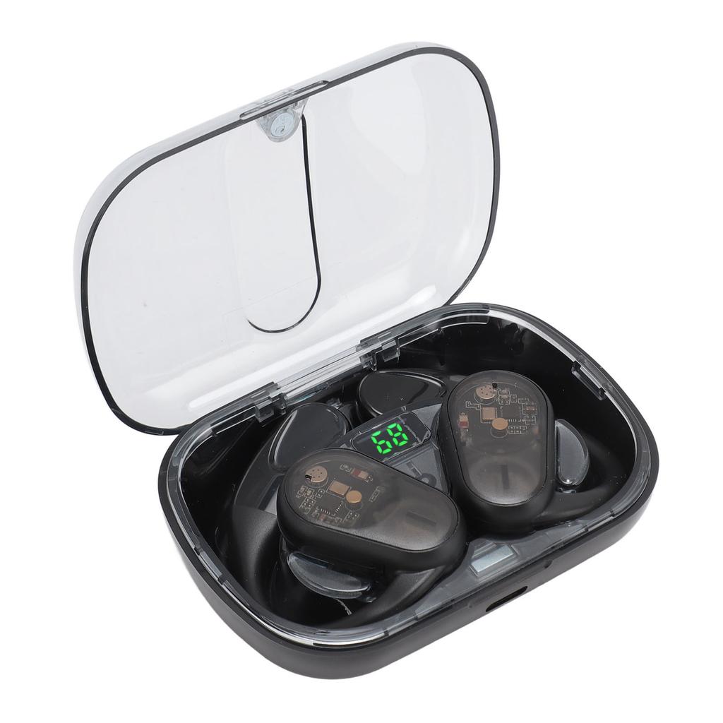 Bluetooth Earphones Rotatable Earhook Design Wireless Headphones with Charging Case for Sports Running