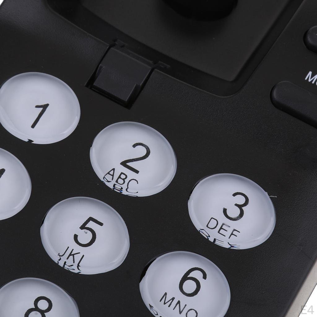 Mini Corded Wall Telephone Desktop Desk Table Phone