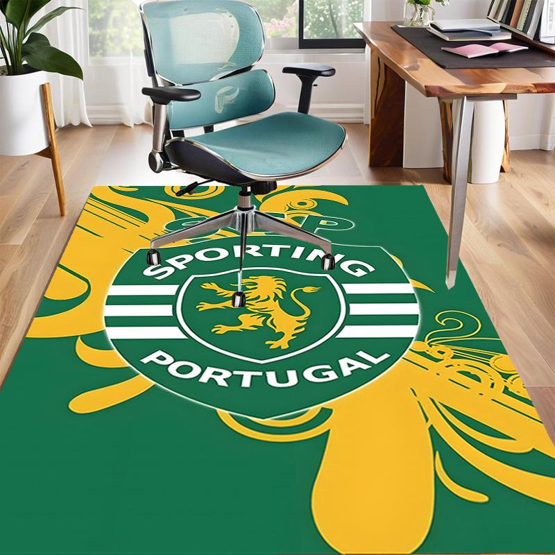 1pc Football Team Design Area Rug - Non-Slip, Soft & Cozy Floor Mat for Living Room, Bedroom, Office - Indoor/Outdoor Decorative Carpet