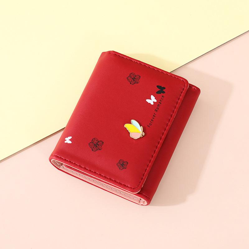 IELGY Short Ladies Wallet All-Match Coin Purse