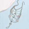 2 pcs Multi-layer Tassel Ankle Chain Light Luxury Foot Chain Charm Instep Chain  Gifts