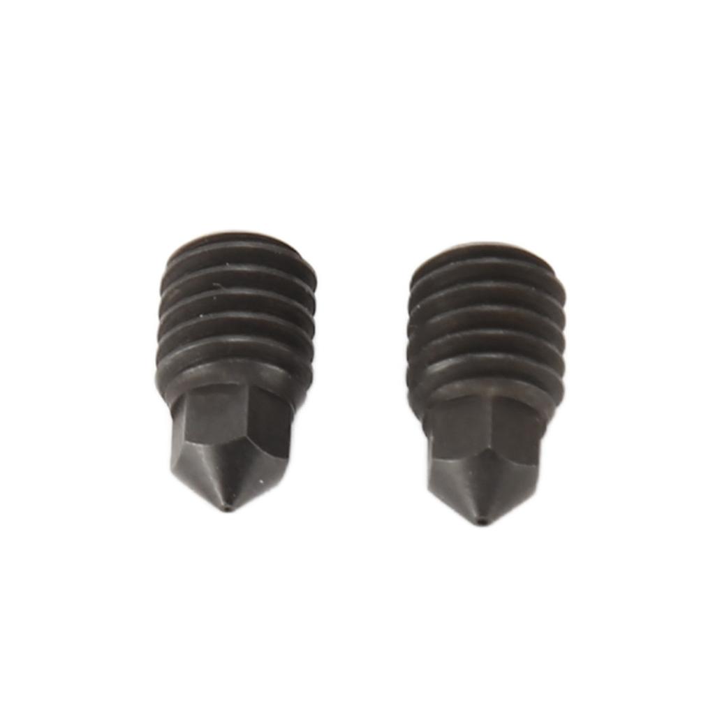 2 Stück Hotend-Düse für Bambu Lab X1 0,2 mm 0,4 mm Gehärteter Stahl 3D-Drucker Stahldüse zur Reparatur