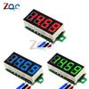 4 Bit 0.36 Inch Mini Digital Voltmeter 0-100V DC Volt Voltage Meter LED Panel Electric Voltage Tester Gauge 3 Wires 12V 24V 48V