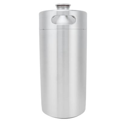 3.6L Beer Keg Mini Stainless Steel Beer Barrel with Lid for Home Hotel Winemaker Supplies