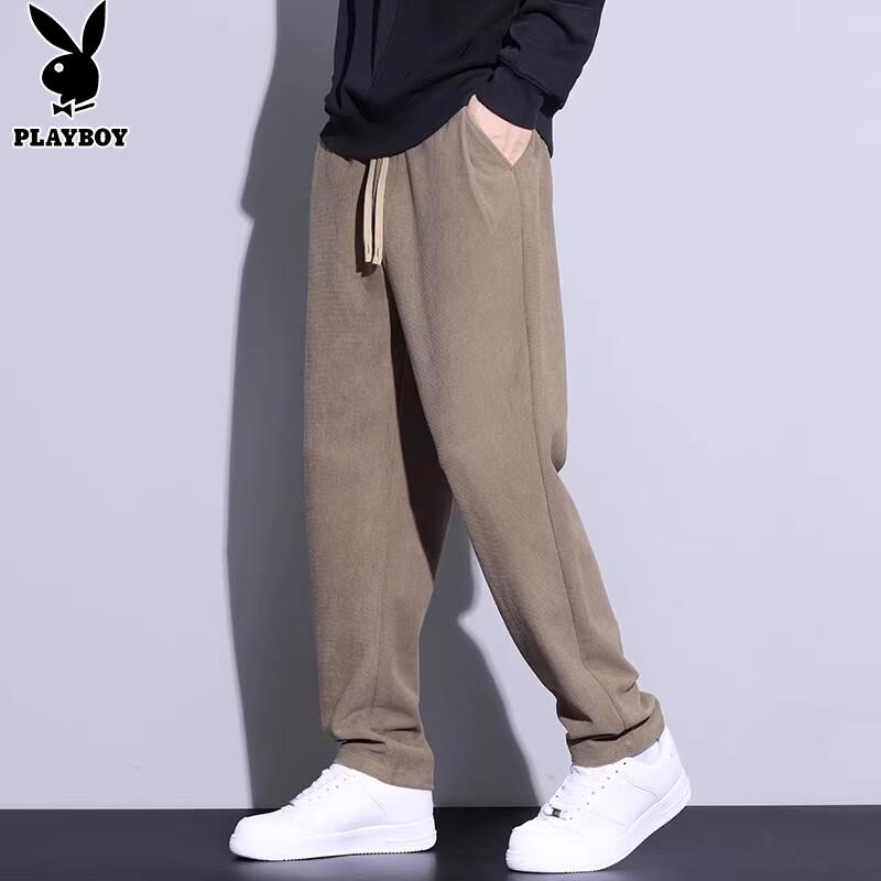 PLAYBOY Men's Autumn/Winter Straight-Leg Casual Sweatpants