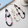 Creative Love Heart Mobile Phone Lanyard Keychain Lovely Charm Pendant Fashion Accessory for Trendy Girls Daily Use