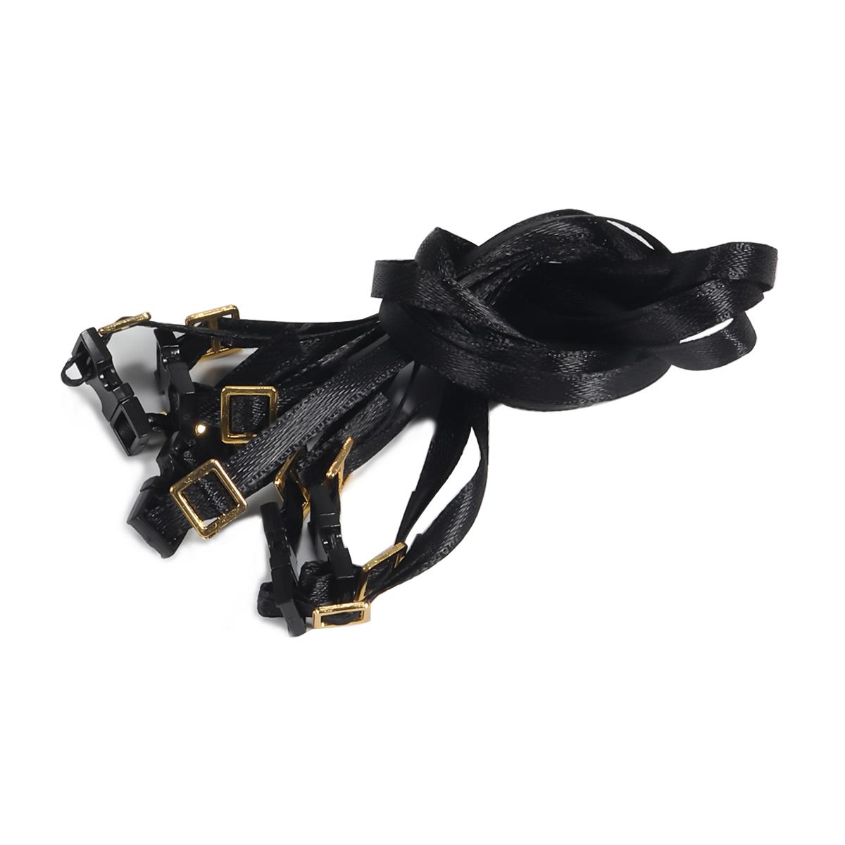 

5шт Багажник на дах Мотузка/ремінь шнура для багажу Пряжка 300 мм для 1/8 1/10 RC Crawler Car Axial SCX10 TRX4 TRX6 YK4102 RGT 86100 Black 5pcs