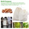 3Pcs/Set Mesh Pouch Drawstring Design Easy to Dry Lightweight High Quality Natural Large Milk Tea Filter Bag for Restaurant
