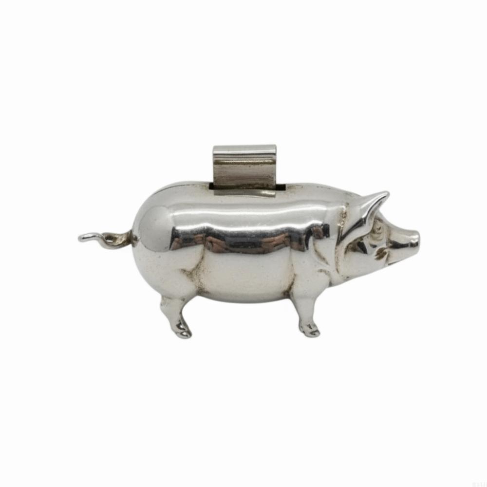 Cute Design Antique Pig Mini Tape Measure Antique-Inspired Specialty Tool Pigs Figurine Measuring Collectible Figurine