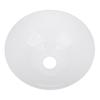 245Mm Opening White Pp Plastic Lamp Shades With Bowl Pattern For E27 Torchiere Lamp Cover Replacement Lighting Accessory
