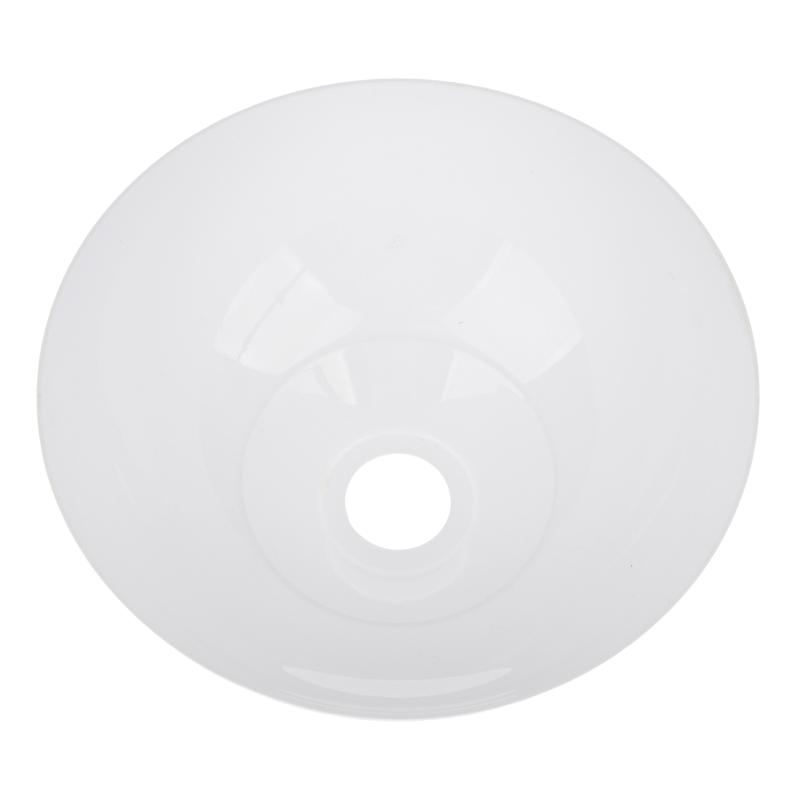 245Mm Opening White Pp Plastic Lamp Shades With Bowl Pattern For E27 Torchiere Lamp Cover Replacement Lighting Accessory