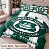 Plymouth Argyle FC Printed Bedding Set Custom Name Text 1 Duvet Cover 2 Pillowcases For Bedroom