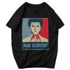 Men T Shirt Steins Gate Anime Mad Scientist Pop Art Unique Y2K Graphic Quality Unisex Tops T Shirts